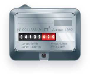 Compteur gaz naturel